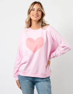 Classic Sweater - Ballet with Flame Heart