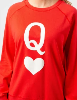 Classic Sweater - Flame with Queen of Hearts