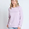 Classic Sweater - Lilac Logo