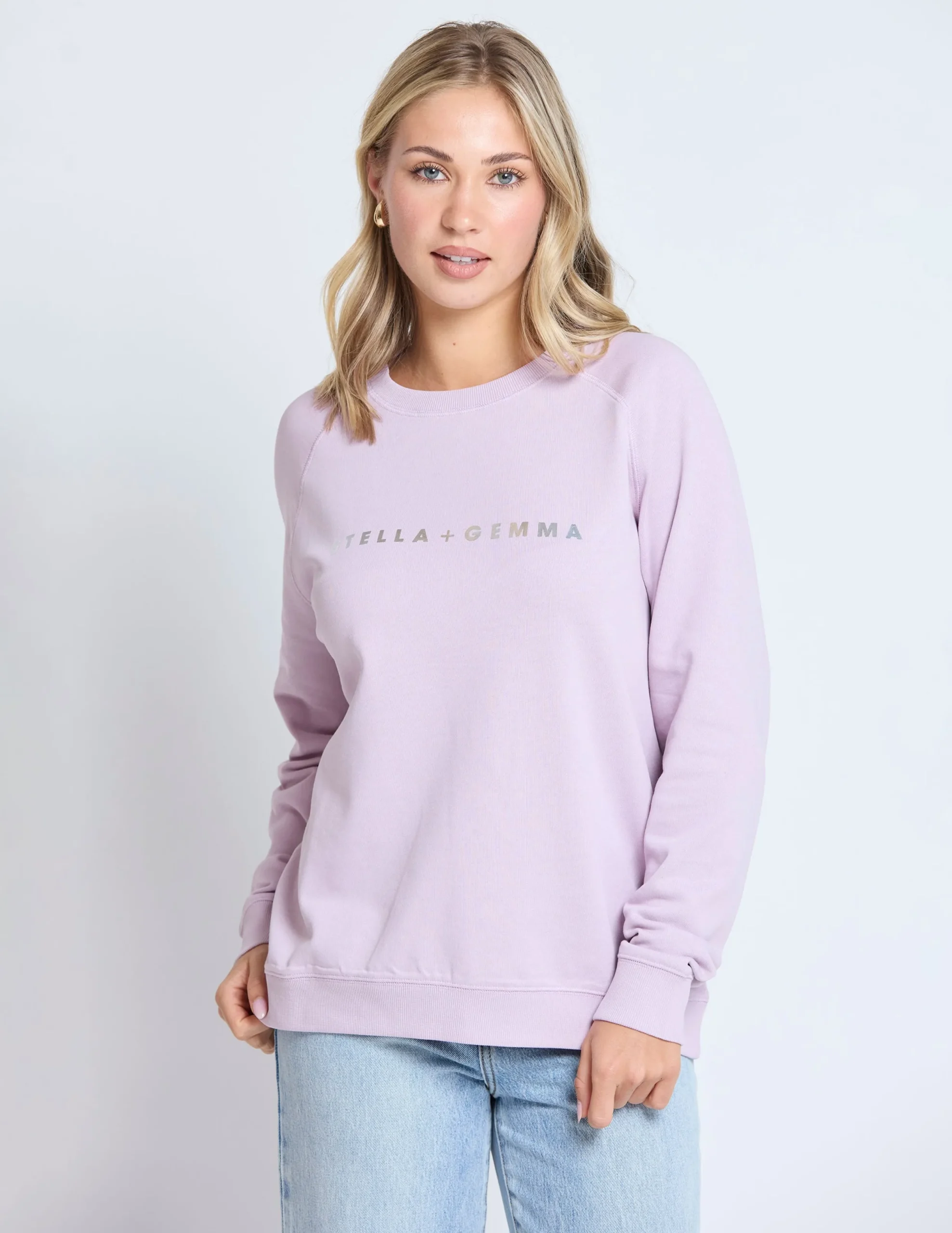 Classic Sweater - Lilac Logo