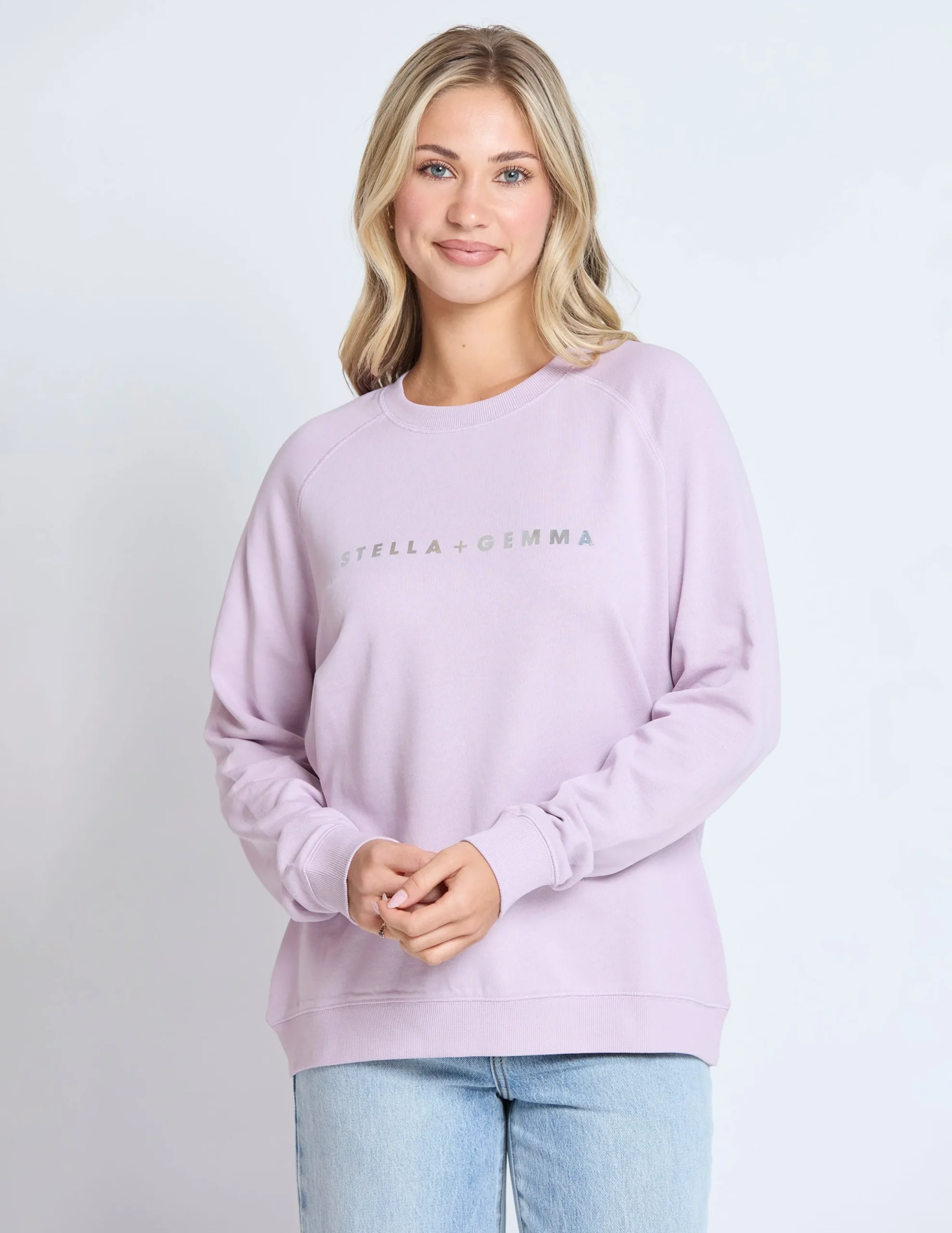 Classic Sweater - Lilac Logo