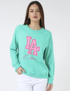Classic Sweater - Mint Green LA California