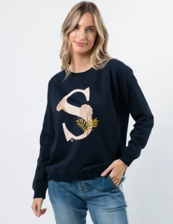 Classic Sweater - Navy Fiore
