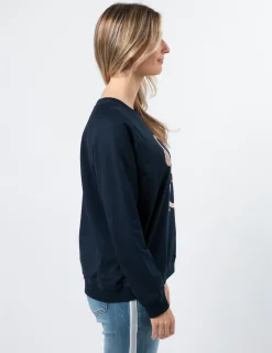 Classic Sweater - Navy Fiore