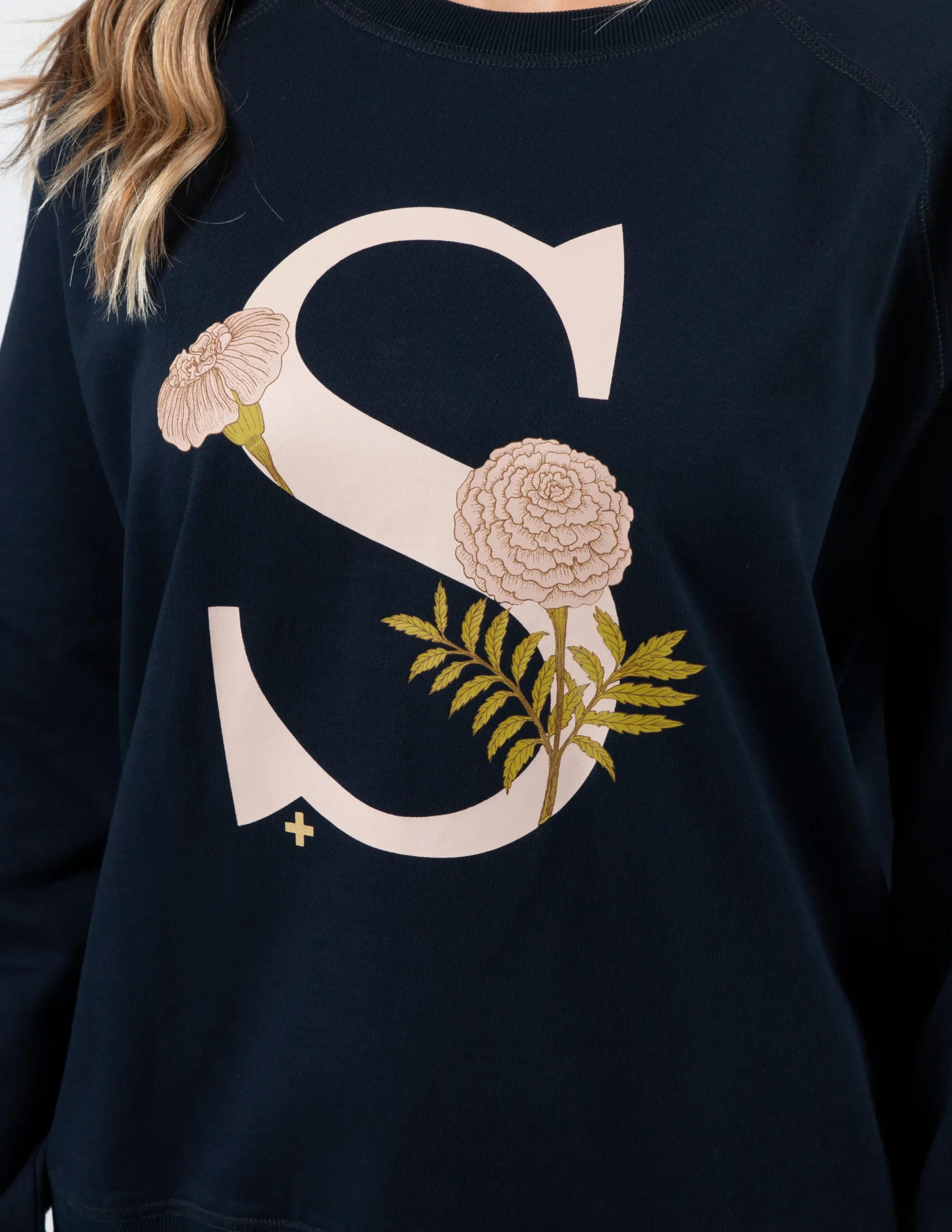 Classic Sweater - Navy Fiore