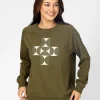 Classic Sweater - Olive Mosaic