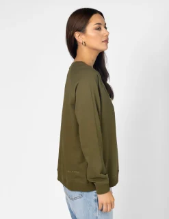 Classic Sweater - Olive Mosaic