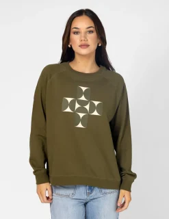 Classic Sweater - Olive Mosaic