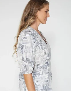 Clover Top - Summer Stripes