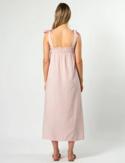 Conner Dress - Blushing Stripe