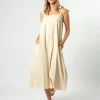 Conner Dress - Lychee Stripe