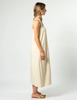 Conner Dress - Lychee Stripe