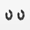 Corfu Earrings - Black