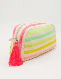 Cosmetic Bag - Coloured Stripes