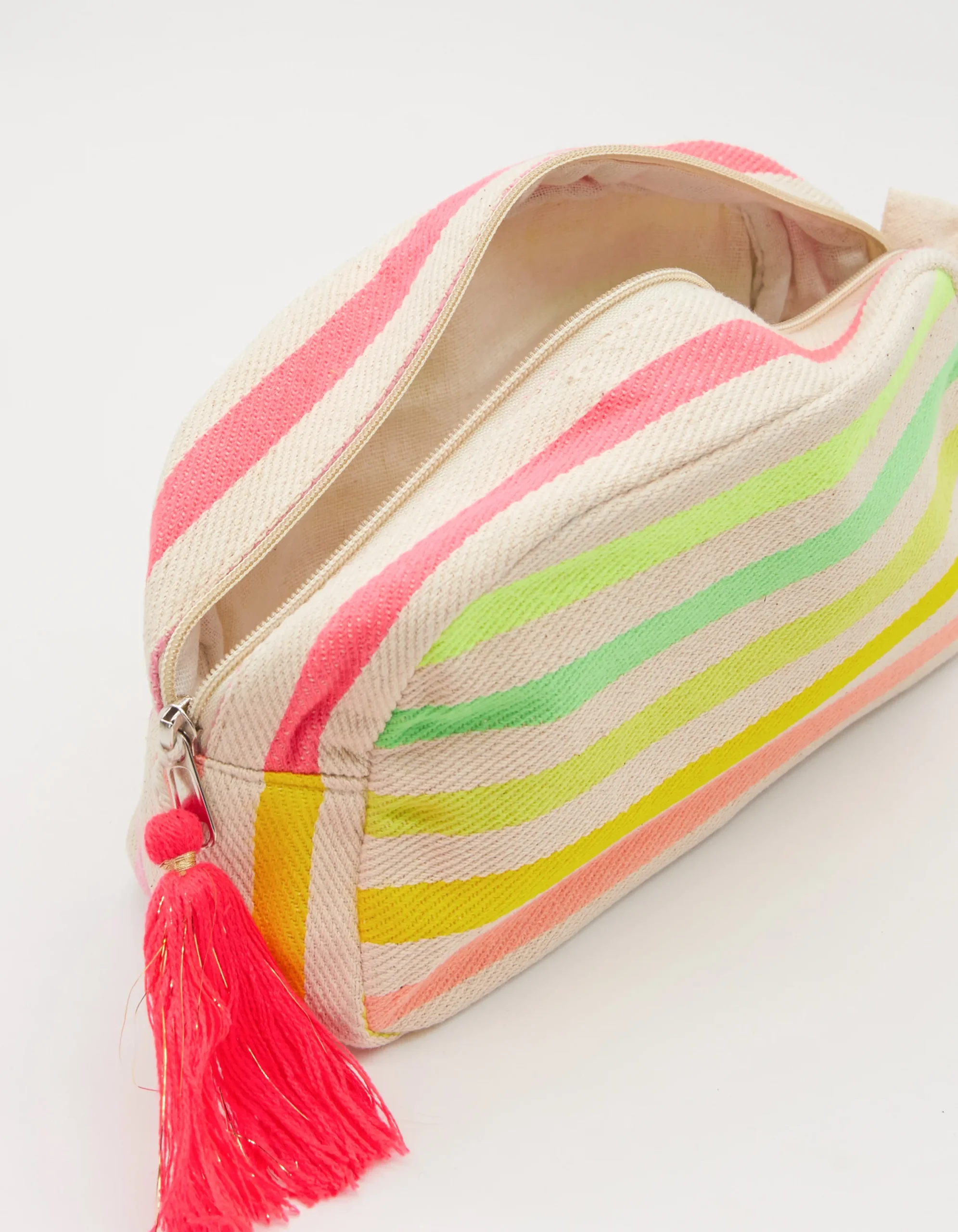 Cosmetic Bag - Coloured Stripes