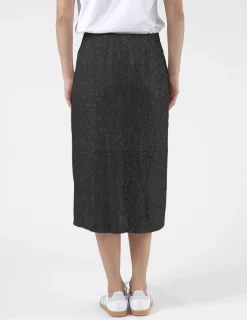 Crystal Skirt - Black Sequins