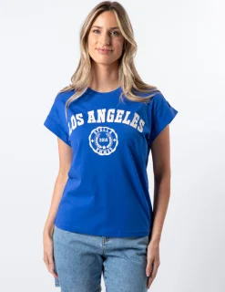 Cuff Sleeve T-Shirt - Los Angeles