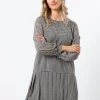 Dahlia Dress - Houndstooth