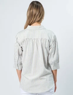 Deedee Shirt - Mushroom Stripe