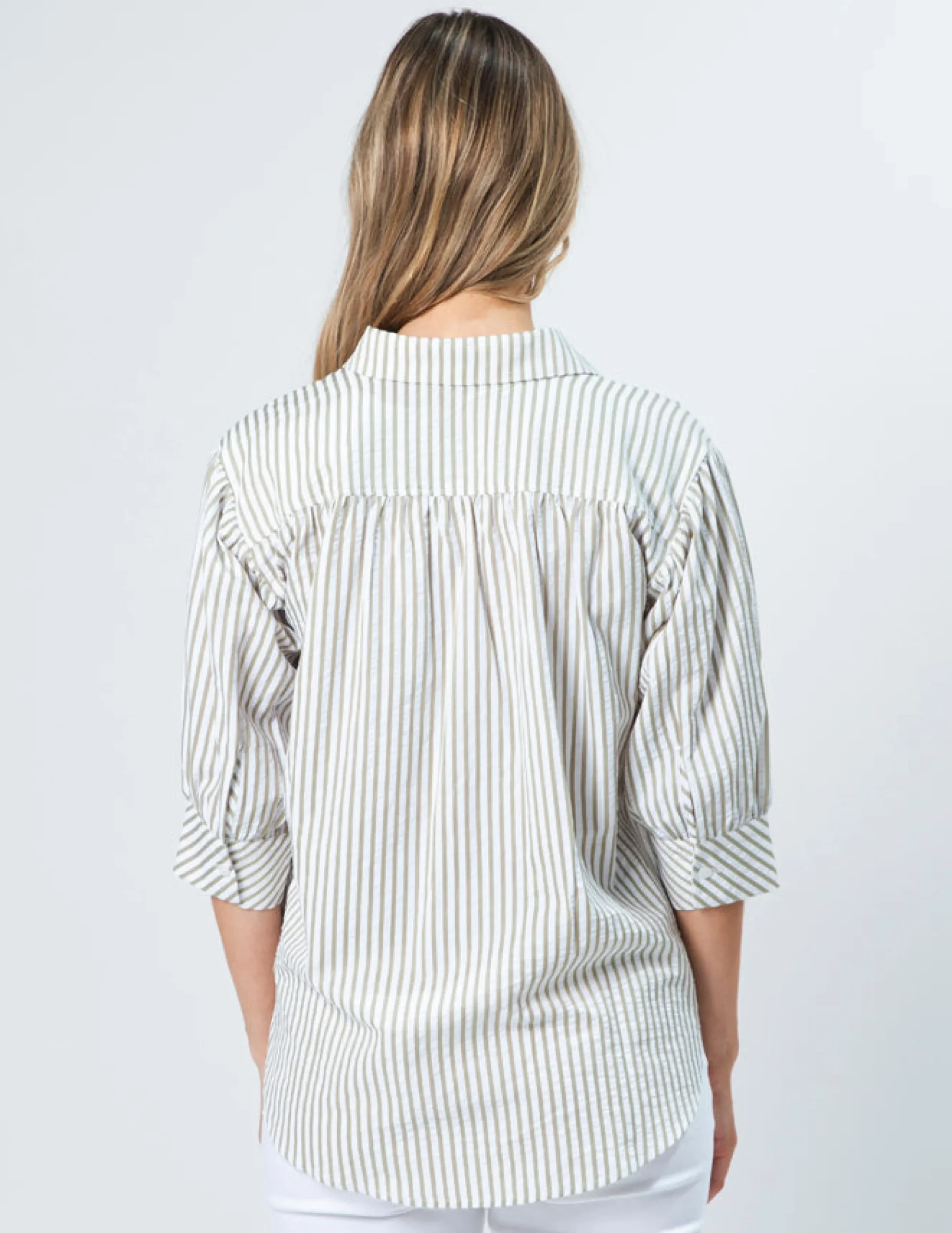 Deedee Shirt - Mushroom Stripe