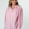 Dolly Top - Red Stripe