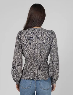 Ellen Blouse - Bow Tied Indigo