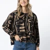 Emmanuel Blouse - Black Geo