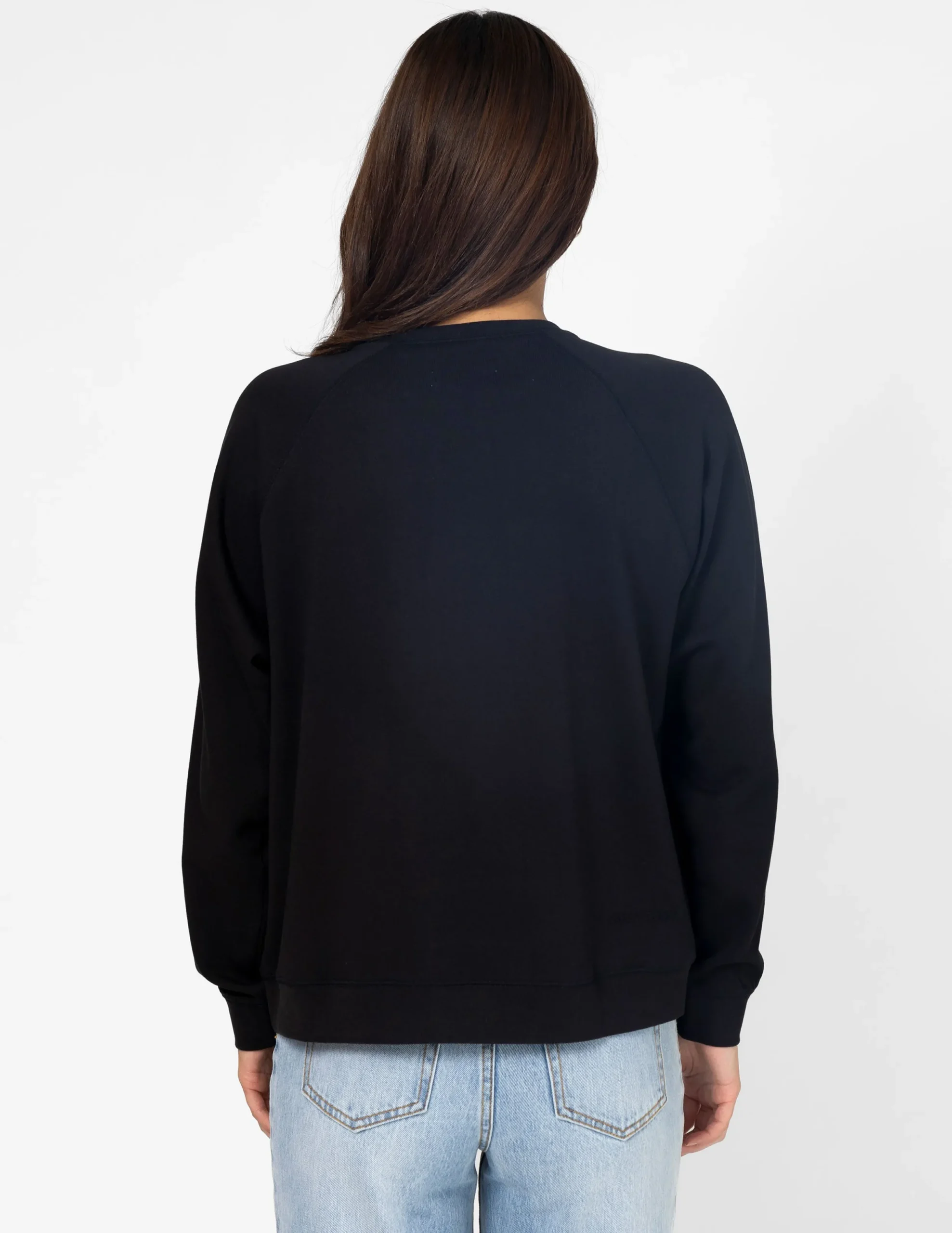 Everyday Sweater - Black Leopard Cross