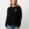 Everyday Sweater - Black Queen of Hearts