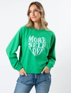 Everyday Sweater - Emerald More Self Love
