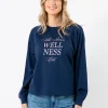 Everyday Sweater - Navy S+G Wellness Club
