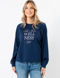Everyday Sweater - Navy S+G Wellness Club