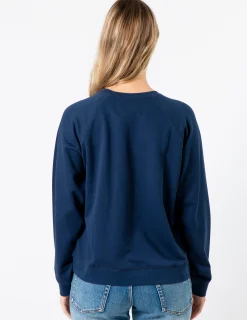 Everyday Sweater - Navy S+G Wellness Club