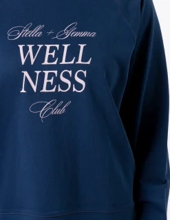 Everyday Sweater - Navy S+G Wellness Club
