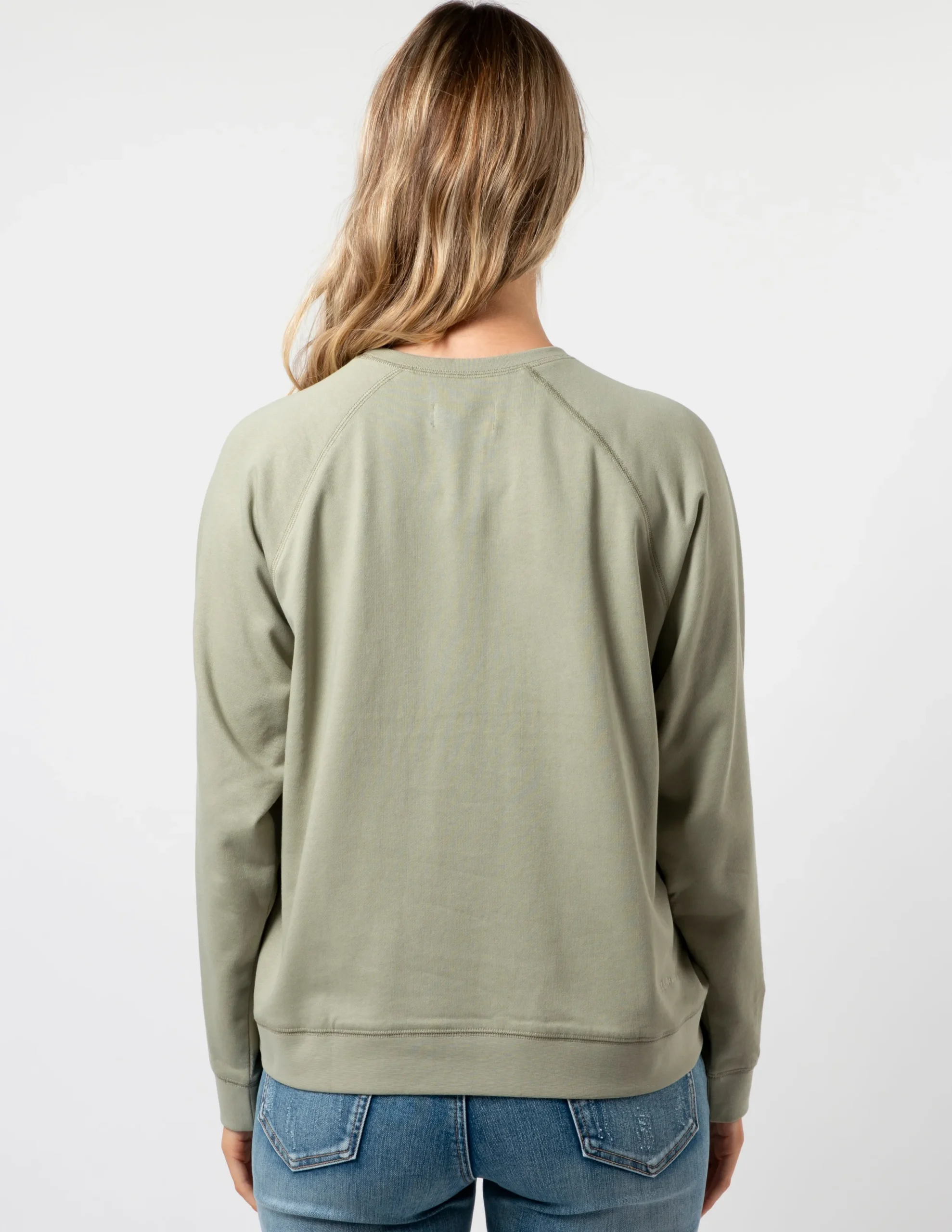 Everyday Sweater - Sage Leopard X