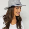 Fedora Hat - Navy Weave