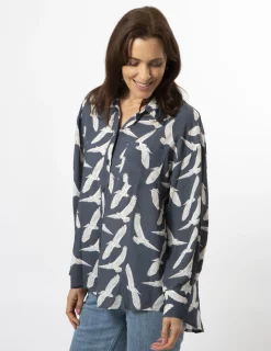 Flynn Shirt - Fly High Indigo