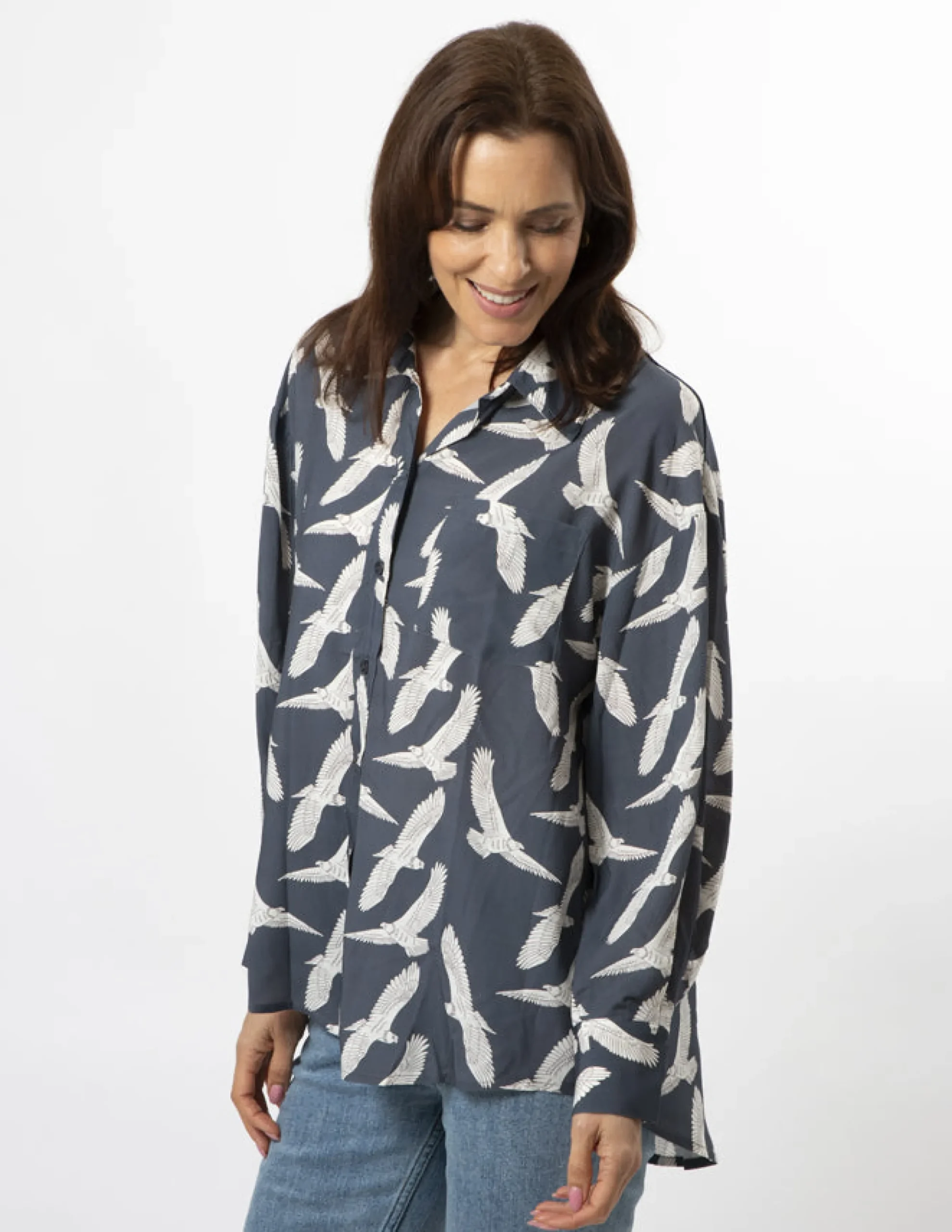 Flynn Shirt - Fly High Indigo