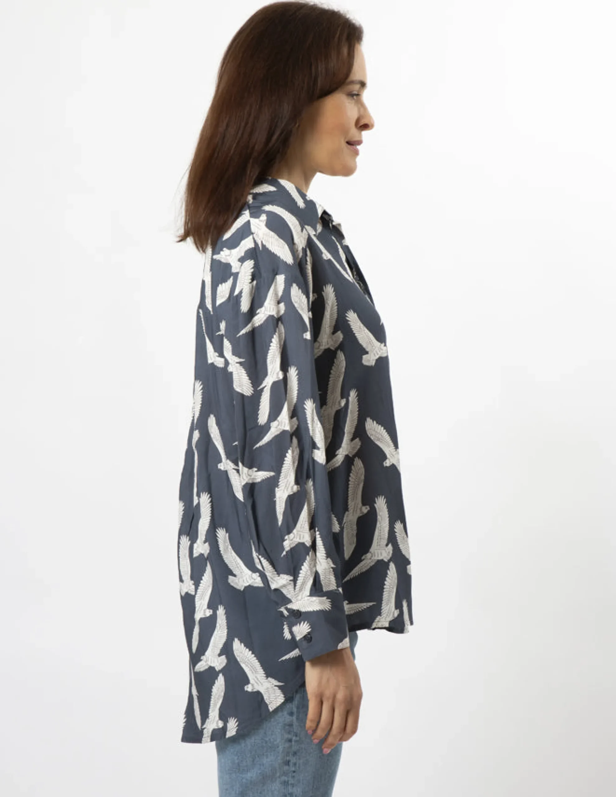 Flynn Shirt - Fly High Indigo