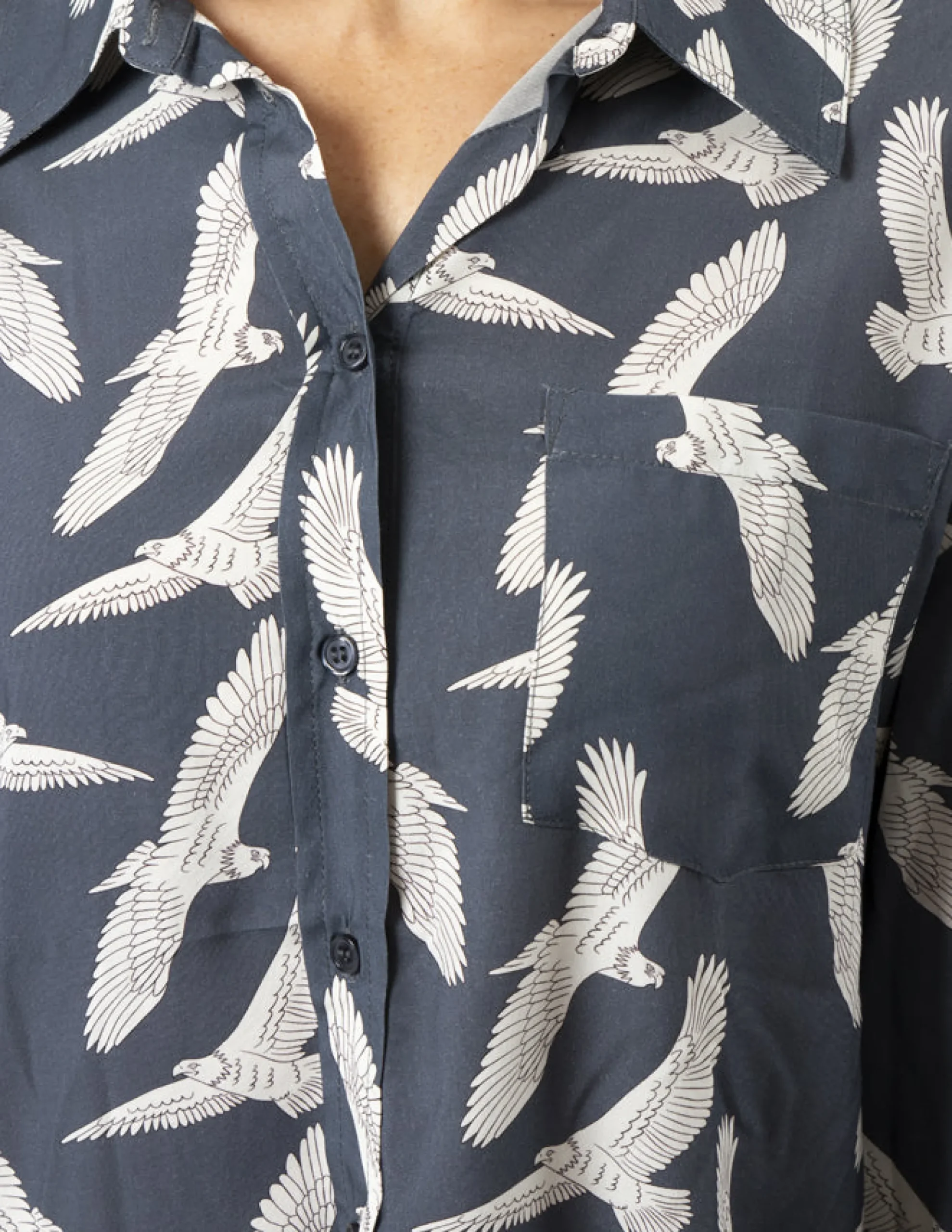 Flynn Shirt - Fly High Indigo