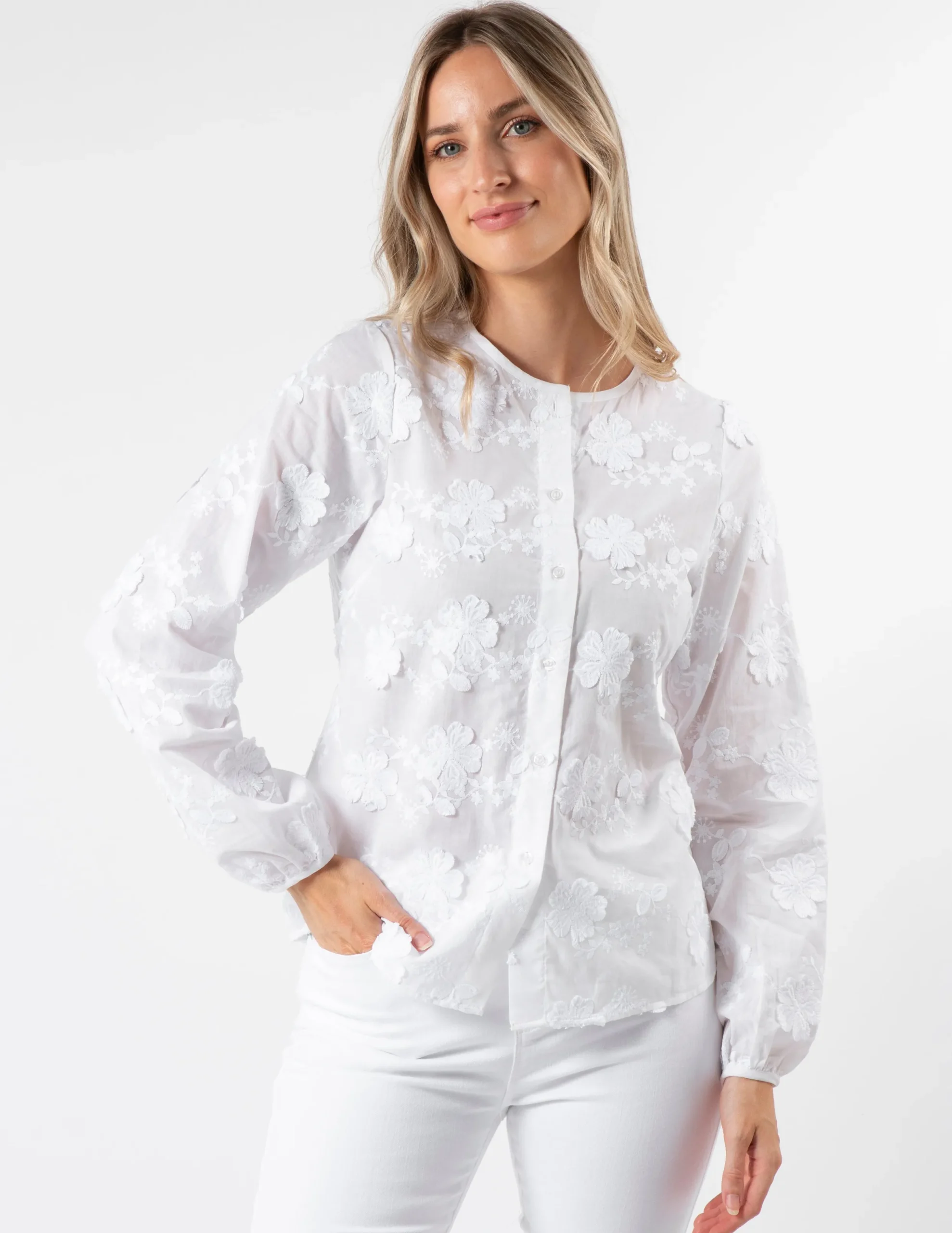 Frida Blouse - White