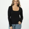 Garnet Top - Black