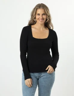 Garnet Top - Black