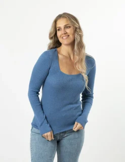 Garnet Top - Bluebell
