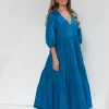 Gia Dress - Sapphire