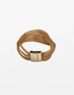 Gold Mesh Bracelet