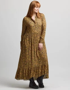 Greenwich Dress - Bronze Peony