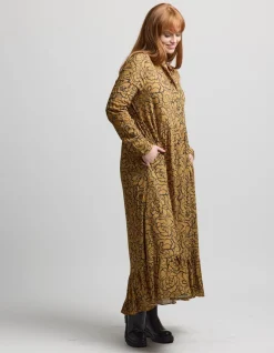 Greenwich Dress - Bronze Peony