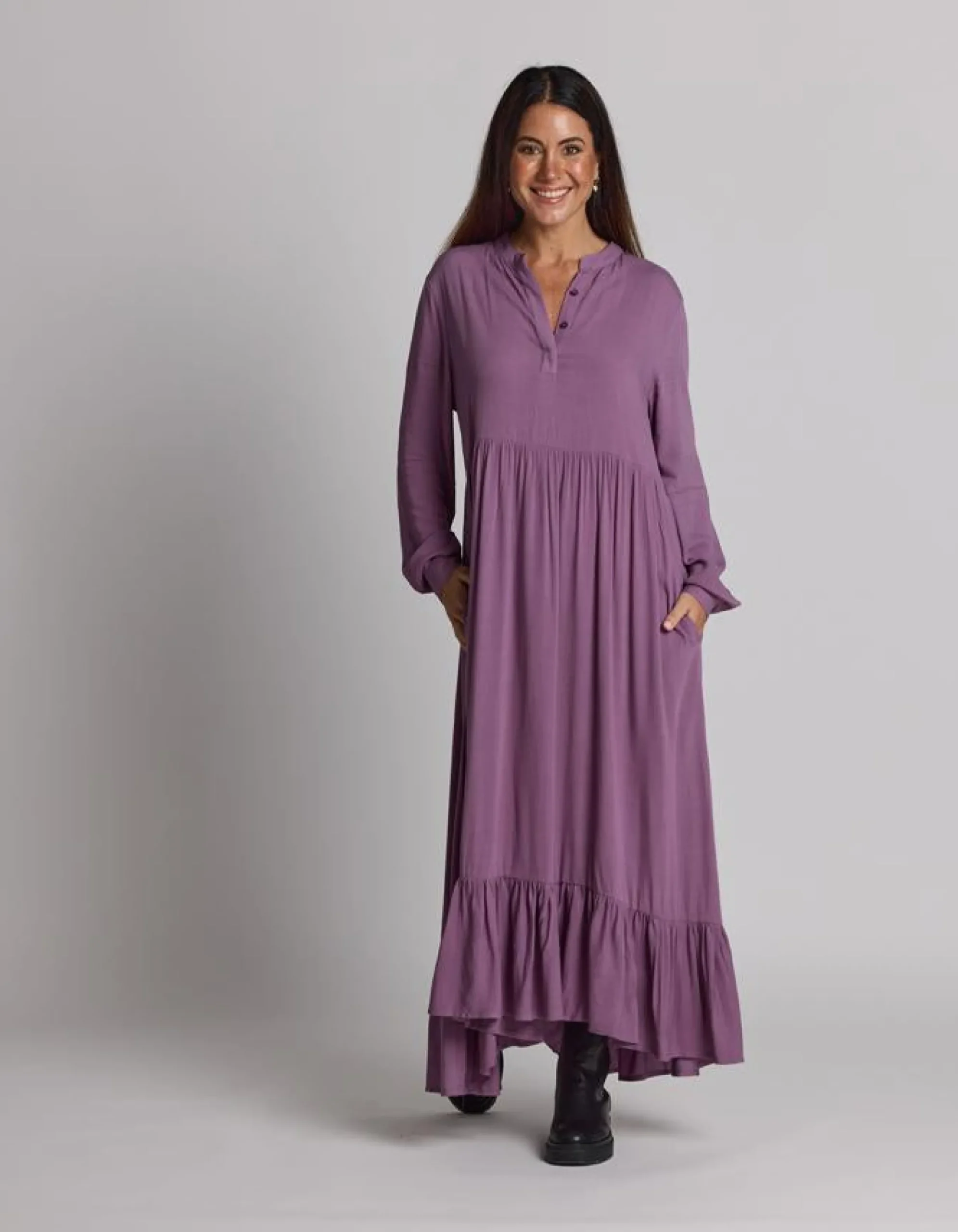 Greenwich Dress - Grape