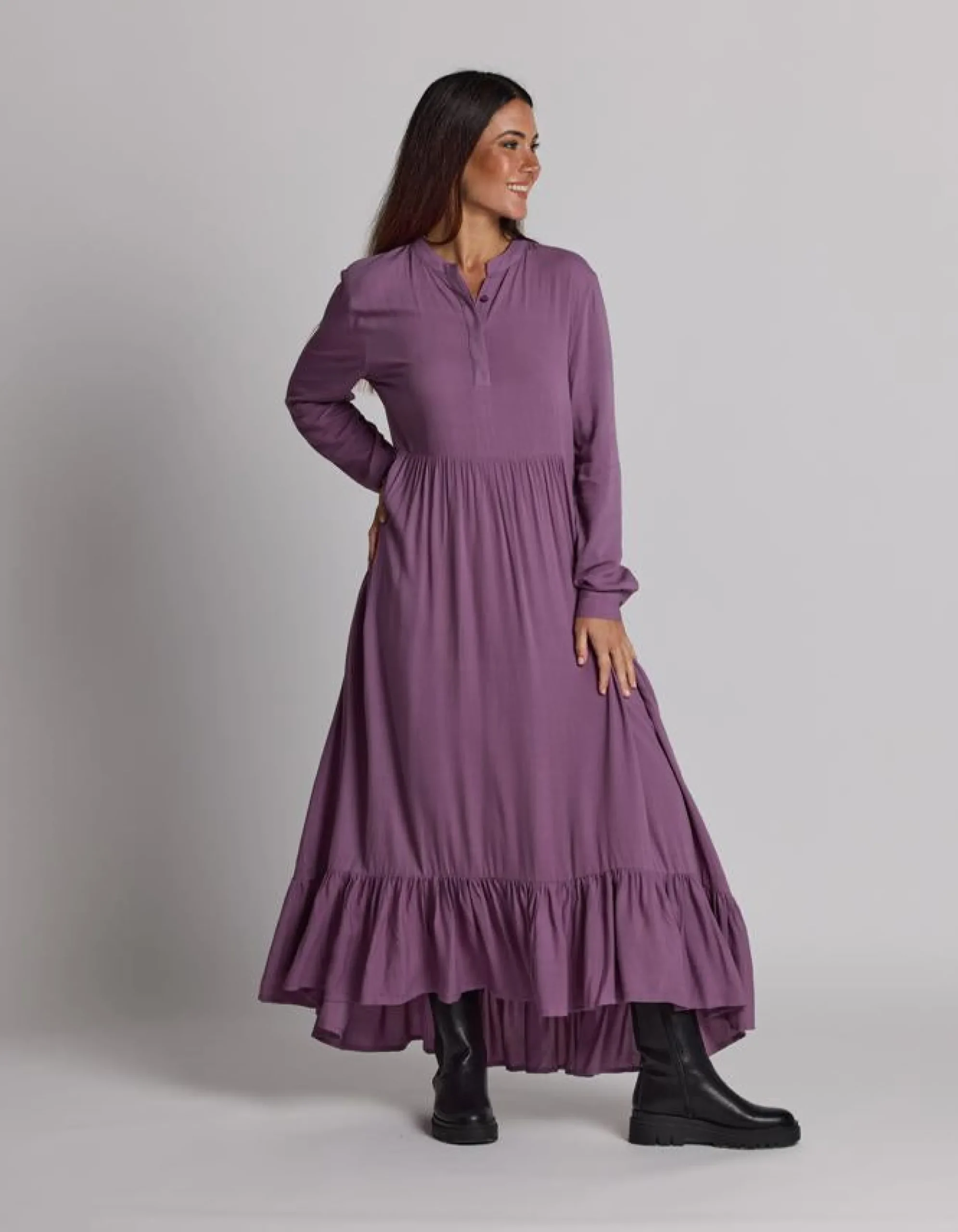 Greenwich Dress - Grape